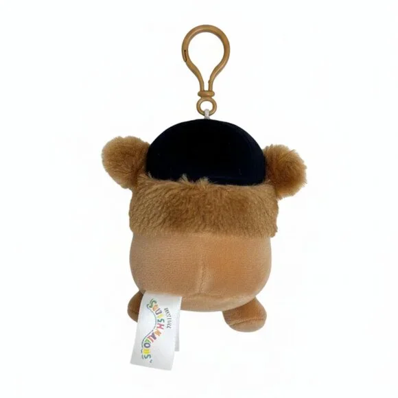 Squishmallows Bigfoot Benny with Beanie Clip Keychain 5" Plush Take 4 Game Rare - Picture 2 of 3